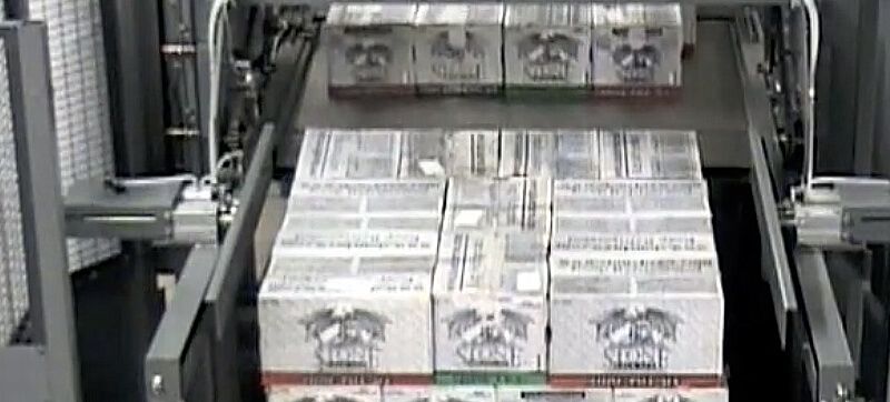 High Speed Beer Palletizing